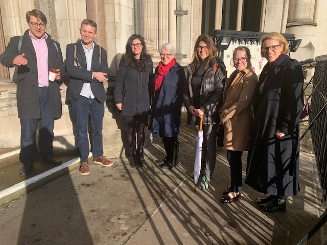 The Society and Ethics Research group travel to the Royal Courts of Justice, London on 15 January 2020 to hear the closing arguments in the case